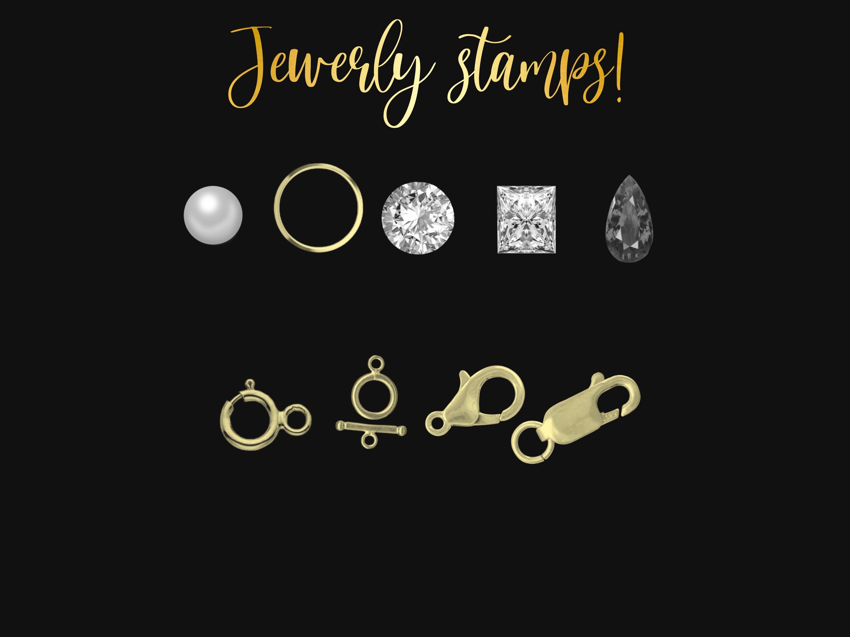 Jewelry Brush Set Chain Brushes Brushes Procreate Etsy