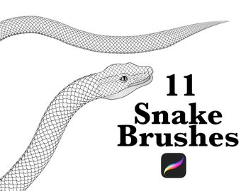 Procreate Snake Scale Brush set, Snake Scale Brushes, Procreate Braid Brushes, Procreate Brushes, Procreate brush set, Brushes for Procreate