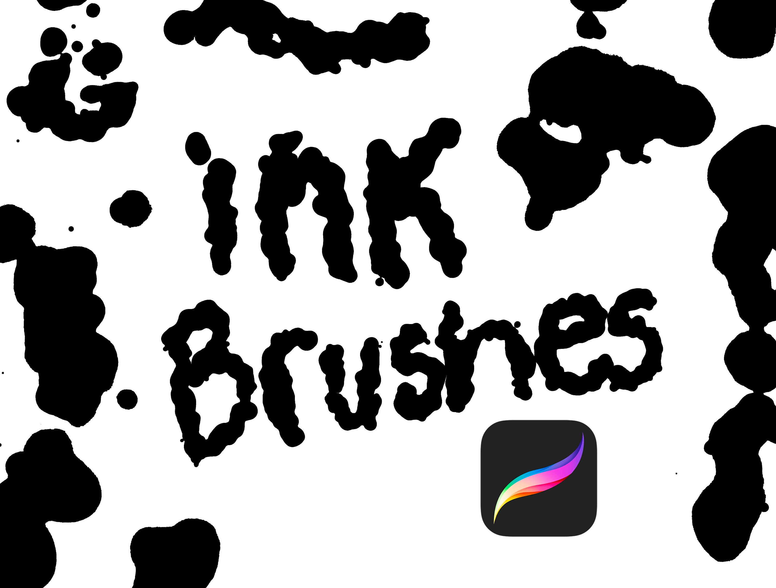 Procreate Ink Brush Set Procreate Brushes Procreate Etsy