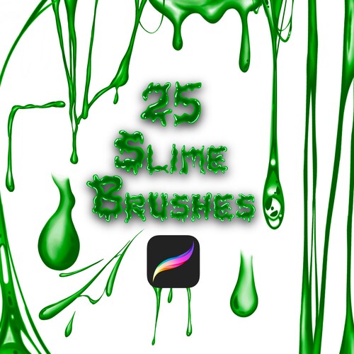 Water Brush Set Art Tool Droplet Brushes Procreate Brushes Etsy