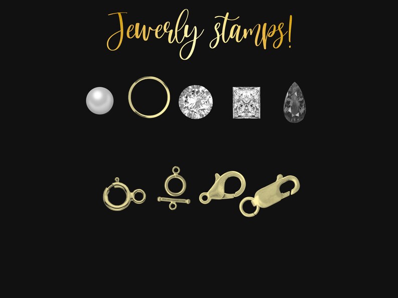 Jewelry Brush Set Chain Brushes Brushes Procreate Etsy