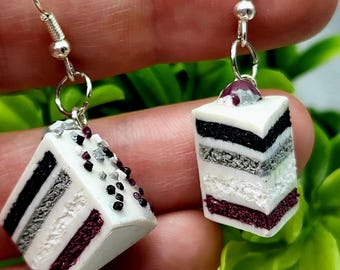 Asexuella / Demi Pride-tårtörhängen – Handgjorda HBTQIA+ Pride-smycken, Demisexuella och Ace-accessoarer