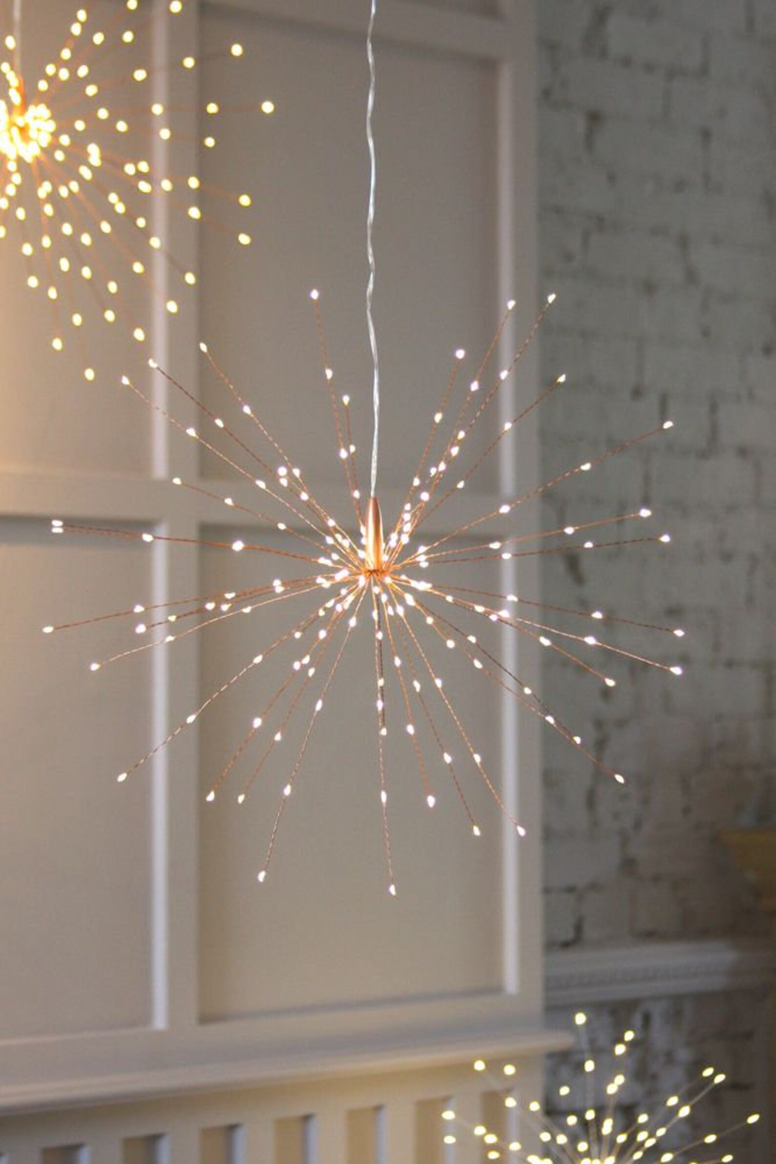 Hanging Starburst Fairy Lights Etsy