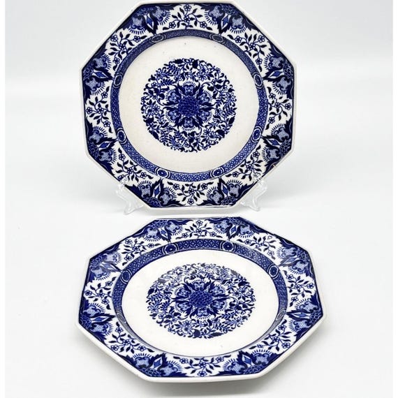 Pair Antique Minton Staffordshire England 