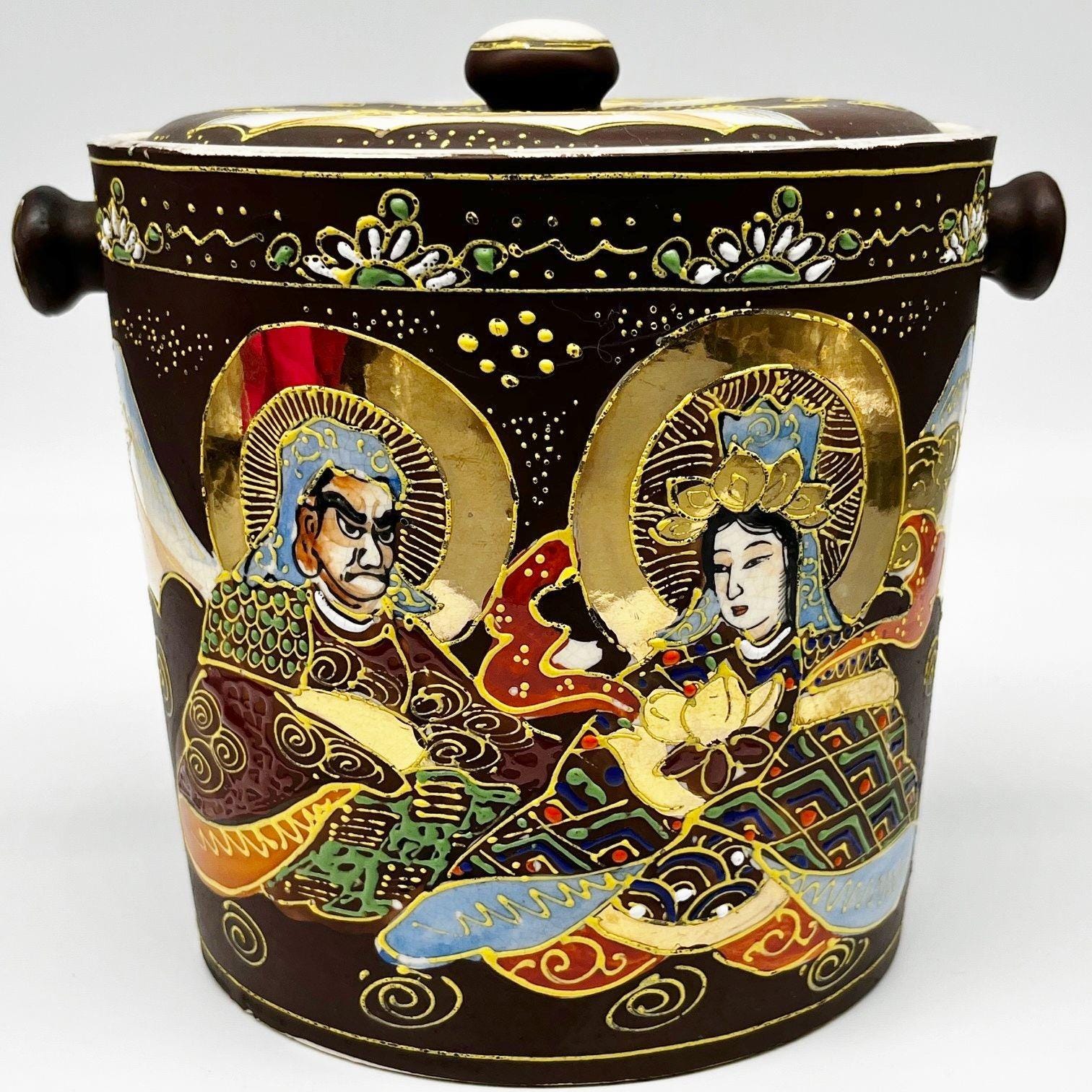 美品❗ゴールドイマリ　GOLD IMARI　伊万里　ヴィンテージ　手描き　置物 Yahoo!オークション -「gold imari」の落札相場・落札価格
