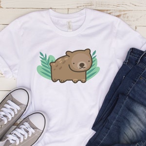 Cute Australian Wombat T-shirt, Cute Wombat Gift