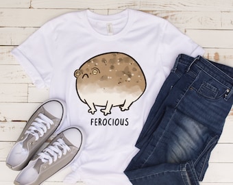 Ferocious Desert Rain Frog, muy enojada rana gráfica unisex Tee