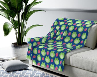 PNNUO Flannel Fleece Blanket-Frog Mushroom Blanket Throw Size,All-Season Plush Throw Blanket Comfortable & Warm for Couch Bed Living Room PNNUO Flannel Fleece Blanket-Frog Mushroom Blanket Throw Size,All-Season Plush Throw Blanket Comfortable & Warm for Couch Bed Living Room