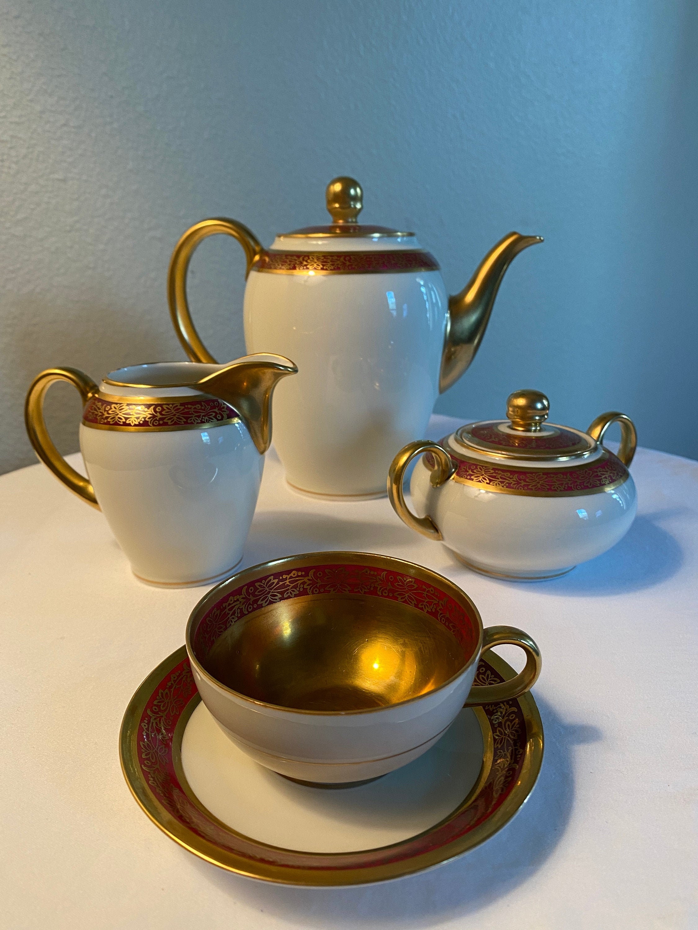 Eschenbach Fine China Tea Service 1950s Germany USZone Etsy