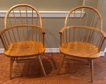Boling Vintage Windsor Arm Chairs