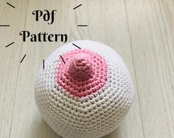 Crochet Breast Pattern, Breast Demonstration Model for Lactation, Antenatal Aid, Breast Anatomical Model,