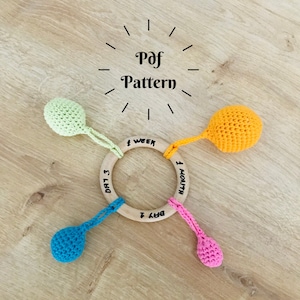 Crochet Baby Stomach Size Teaching Tool Pattern, Newborn Stomach Balls, Breastfeeding Demonstration Model, Education Materials for Midwife