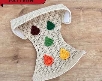 PDF Pattern: Crochet Newborn Poop Diaper Pattern | 5 Healthy Stool Colors Demonstration Model for Doulas, Midwives & Lactation Consultants