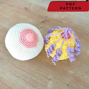 PDF Pattern Bundle: Crochet Breast Model Set | Basic & Detailed Anatomy Models for Lactation Consultant and Midwife Teaching