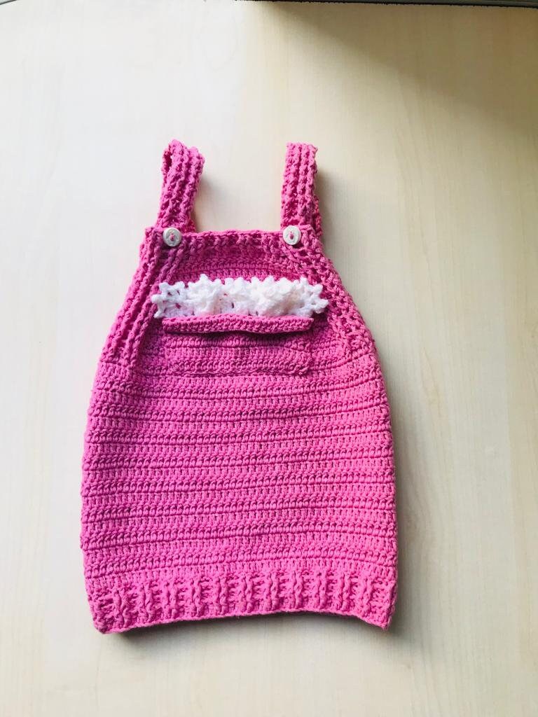 Easy Crochet Baby Dress Pattern 3-6 Months Baby Dress Baby | Etsy
