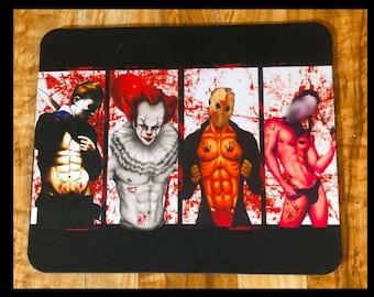 Hunky Sexy Horror Characters Mouse Pad