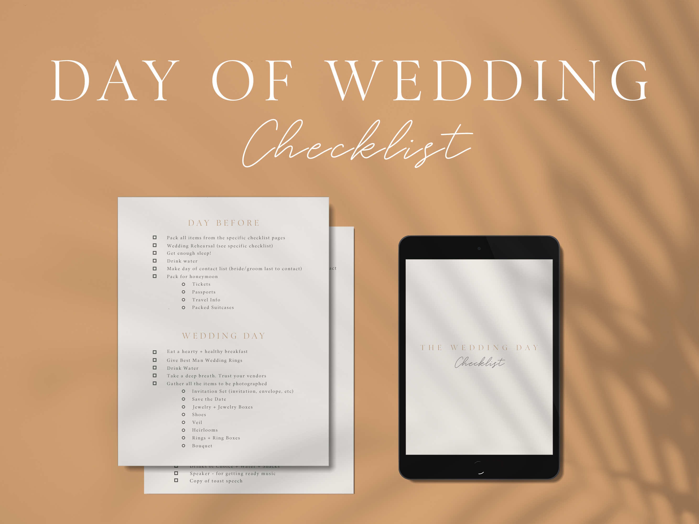 wedding checklist version 2 printable pdf editable psd etsy