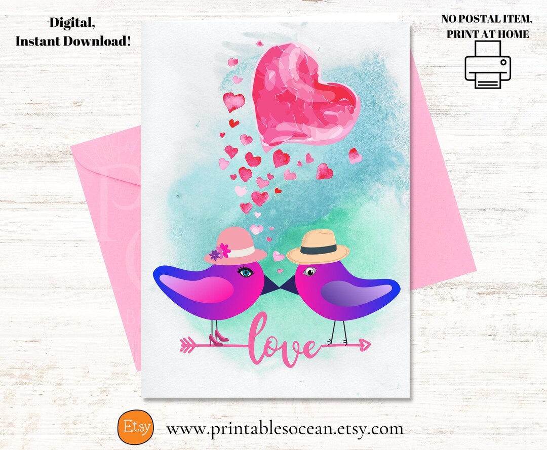 Valentine's Day Card Printable, Funny Valentines Day Card, Love Card ...