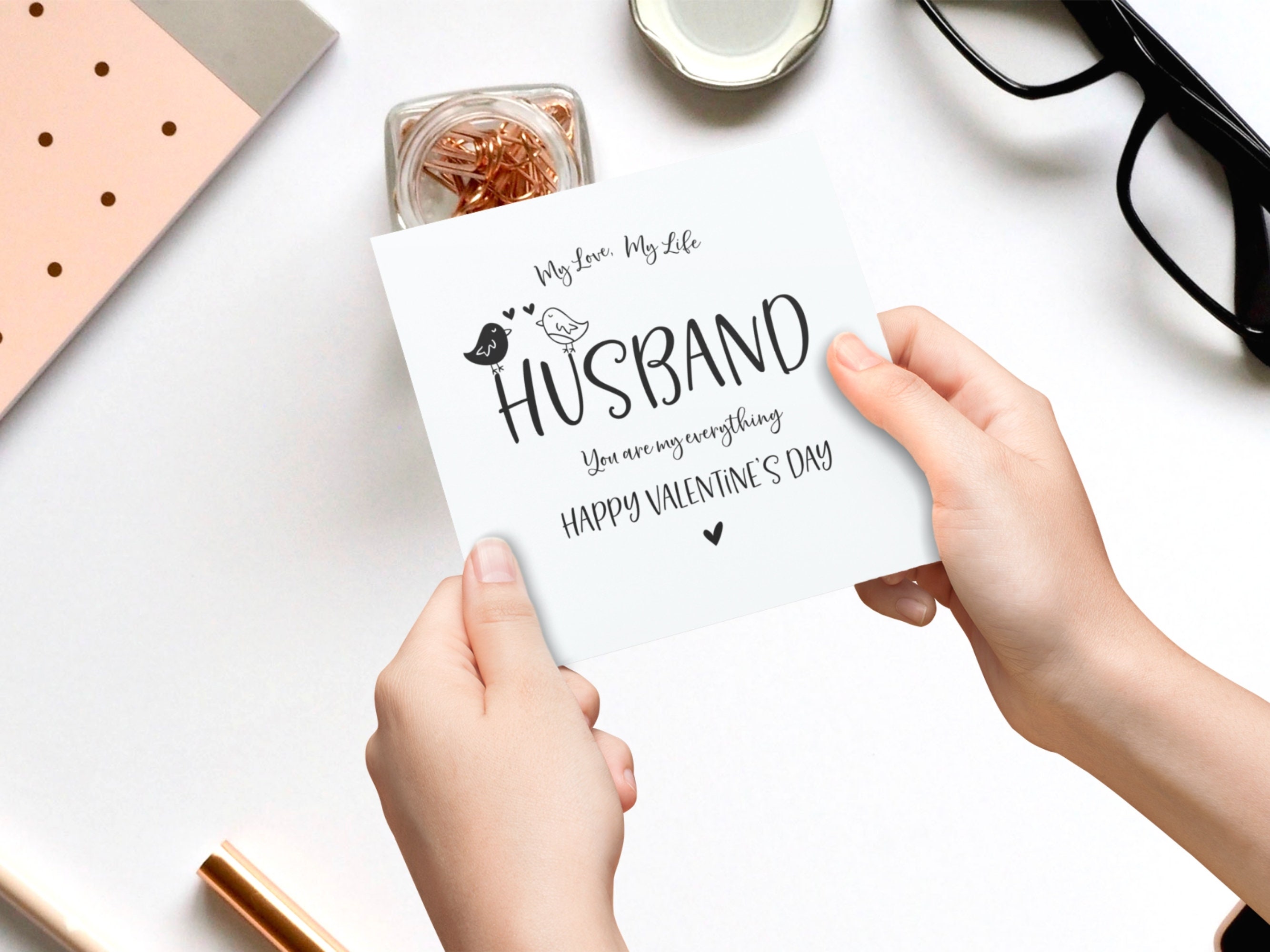 Husband Valentines Card Printable Valentine #39 s Day Card for Husband