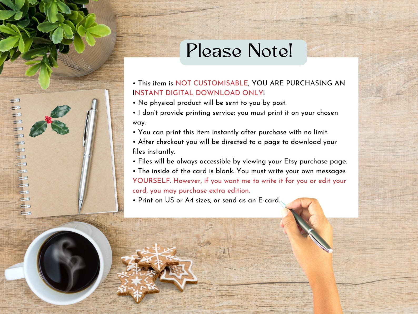 Merry Christmas Wife Card Free Printable