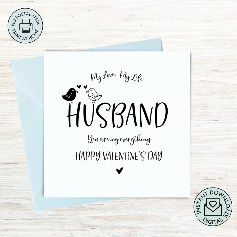 Husband Love Card - Etsy UK