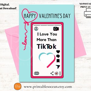 Carte de Saint Valentin drôle imprimable, carte de Saint Valentin pleine d'esprit pour lui sa femme mari fiancé fiancée, carte de Saint Valentin jeu de mots, je t'aime carte