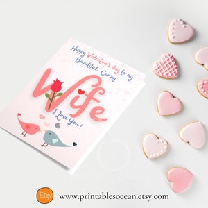 Valentines Day Card for Wife Printable Valentine's Day - Etsy UK