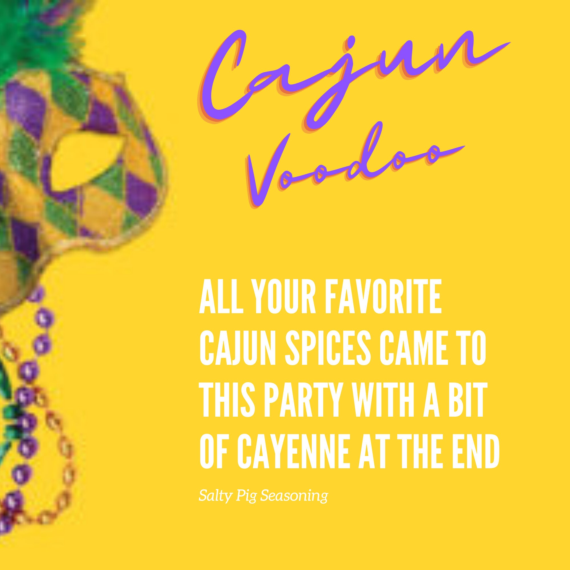 Cajun Voodoo Seasoning Etsy