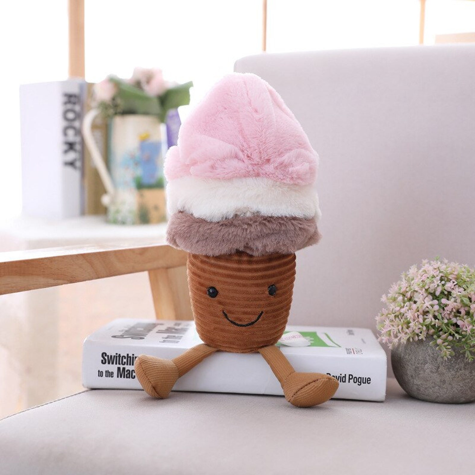 Ice cream plush toy Etsy