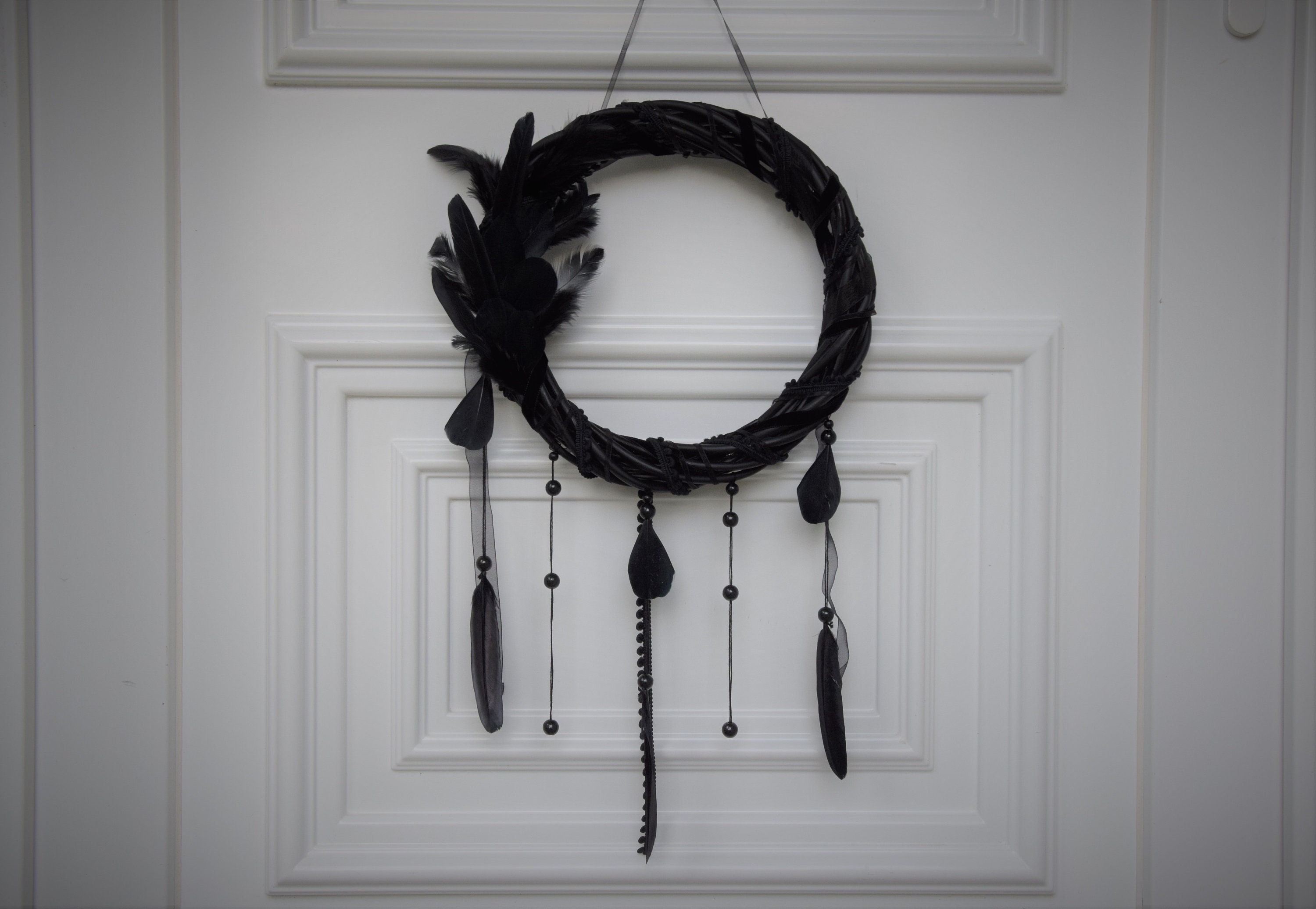 Couronne de Porte Noire Gothique