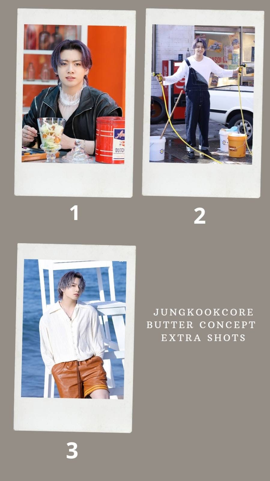 BTS Butter Version 1 2 3 4 Mugshot Extra Polaiords // V Jimin | Etsy