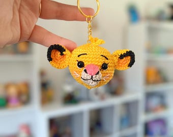 Patrón de llavero de Simba