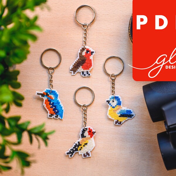 Cross Stitch Keyring Etsy Australia