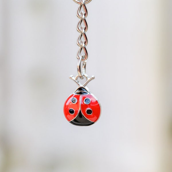 Ladybird Keychain - ladybird charm