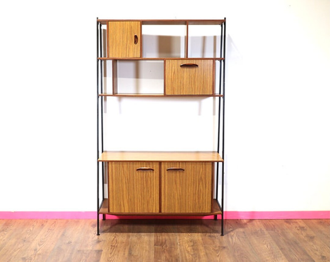 Mid Century Modern Vintage Room Divider Bookcase Shelf Unit - Etsy