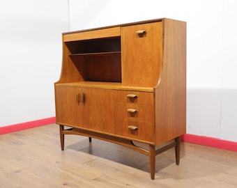 Vintage Teak G Plan Credenza Sideboard, Mid Century Danish Style 1960s