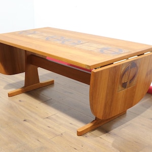 Mid Cantury Modern Vintage Teak and Danish Extending Dining Table by Ansager | Mid Century Modern Vintage Furniture