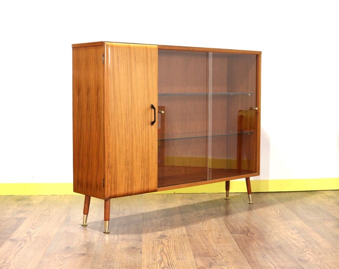 Mid Century Modern China Display by Turnidge of London Vintage