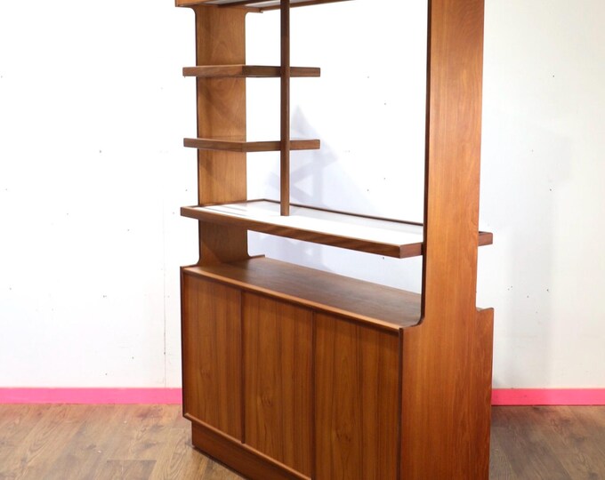Mid-century Modern Teak Bar Cabinet by Turnidge of London Danish Style ...
