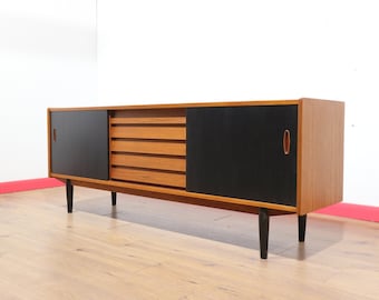 Nils Jonsson Teak Credenza Sideboard, Mid Century Modern Swedish 1960s
