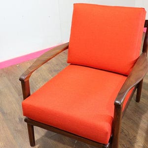 Mid Century Modern Toothill Lounge Chair Danish Vintage Style Teak ...