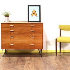 Hairpin top legs dresser