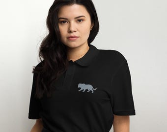 Ozark Howler Embroidered Unisex Pique Polo Shirt Cryptid Folklore Gift