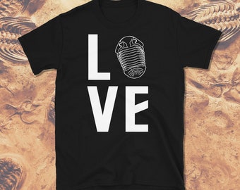 Trilobite Lover Shirt, Fossil Hunter Shirt, Paleontology Shirt, Paleontologist, Trilobite Gift, Rockhound Shirt, Short-Sleeve Unisex T-Shirt