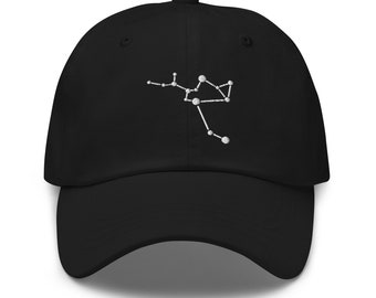Constellation Embroidered Dad Cap, Sagittarius Hat, Astronomy Gift, Astronomy Hat, Astrology Hat, Space Hat, Constellation Gift, Space Gift
