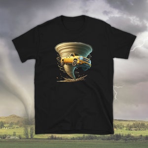 Where&#39;s My Truck, Tornado Shirt, Storm Chaser Shirt, Meteorology Shirt, Meteorologist Gift, Twister Short-Sleeve Unisex T-Shirt