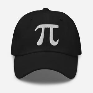 Czapka z haftowanym symbolem Dnia Liczby Pi, czapka z matematyki i przedmiotów ścisłych, prezent STEM