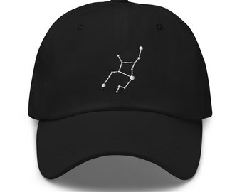 Constellation Embroidered Dad Cap, Virgo Hat, Astronomy Gift, Astronomy Hat, Astrology Hat, Space Hat, Constellation Gift, Virgo Gift