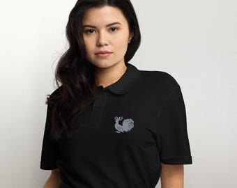 Jackafeasant besticktes Unisex Pikee-Poloshirt Cryptid Folklore-Geschenk