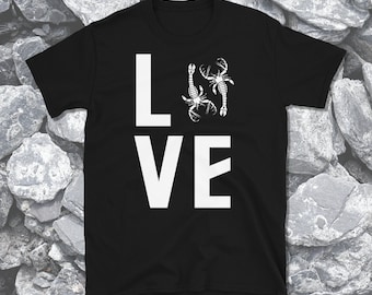Megalograptus Lover Short-Sleeve Unisex T-Shirt, Fossil Hunter Shirt, Paleontology Shirt, Paleontologist, Eurypterid Gift, Rockhound Shirt